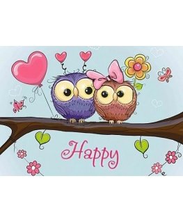 Beldizart (Discontinued C) Owl date 38*27 cm WD2320