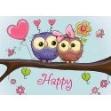 Beldizart (Discontinued C) Owl date 38*27 cm WD2320