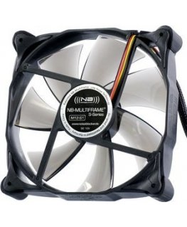 Noiseblocker Multiframe M12-P Arvuti korpus Ventilaator 12 cm Must