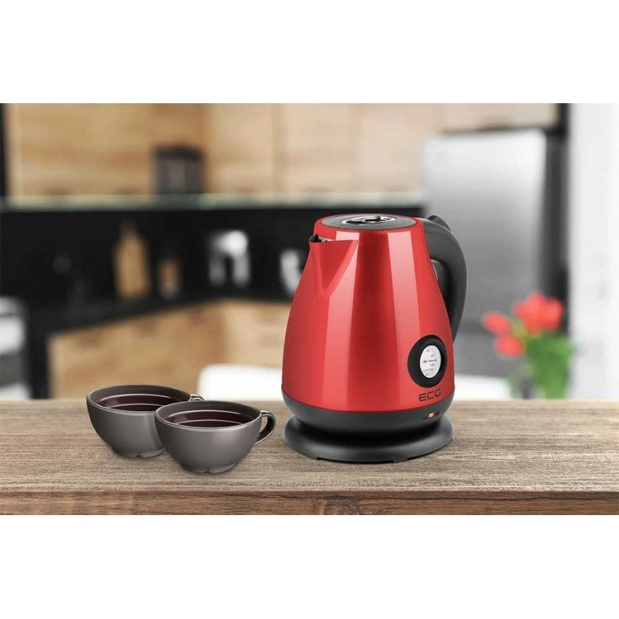 Kettle ECG RK 1705 Metallico Rosso – 5
