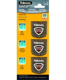 Fellowes SafeCut Replacement Blades - 3 Pack