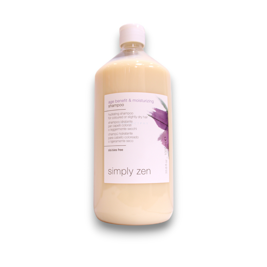 „Simply Zen Simply Zen“, „Age Benefit & Moisturizing“, „Plaukams Šampūnas“, „Drėkinimui“, 1000 ml moterims – 2