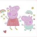 DIAMOND DOTS creative kit diamond painting Peppa Pig Happy Days, 2378 diamonds, DBX.089 DIAMOND DOTS creative kit diamond painting Peppa Pig Happy Days, 2378 diamonds, DBX.089