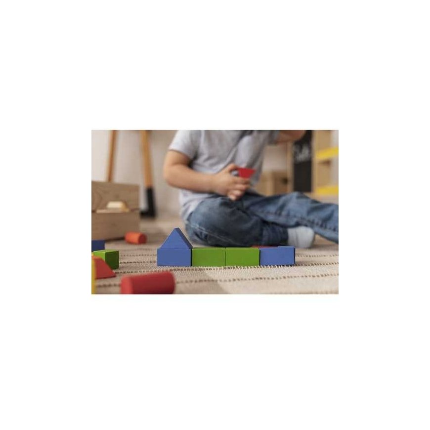 Wooden blocks - 100 pcs. Kruzel 22666 – 3