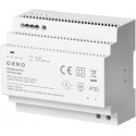 Orno DIN bėgio maitinimo šaltinis, 24VDC, 6,25A, 150W, 6 moduliai Orno DIN bėgio maitinimo šaltinis, 24VDC, 6,25A, 150W, 6 moduliai