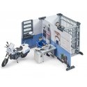 BRUDER Police Station with Police Motorcycle BRUDER Police Station with Police Motorcycle