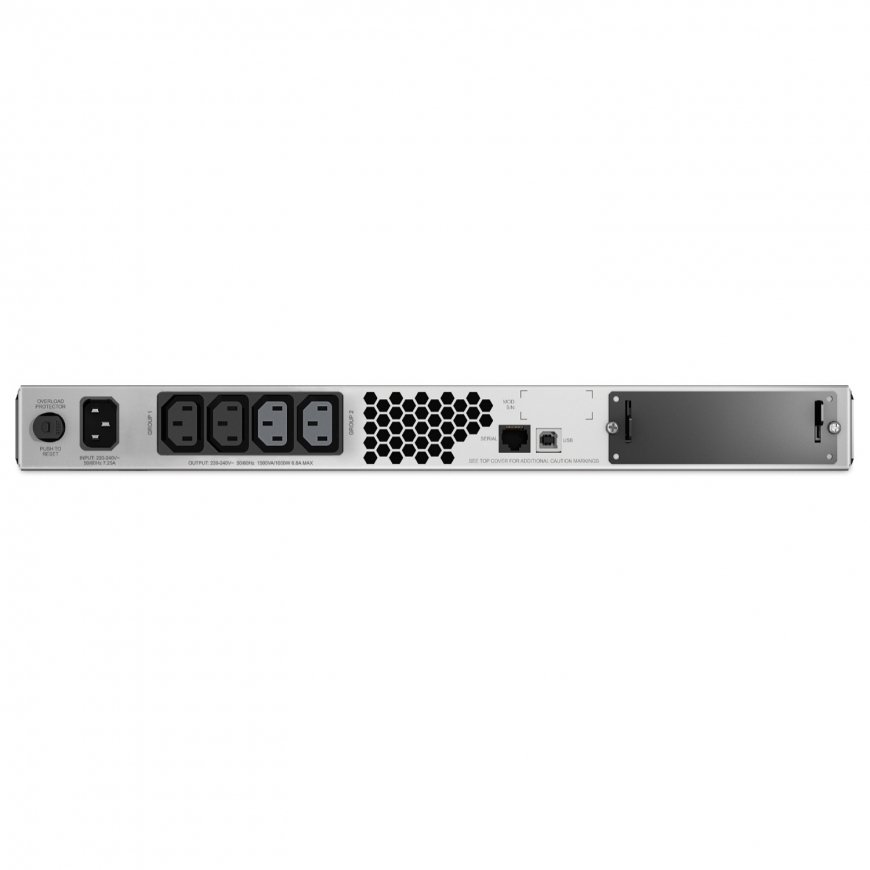 APC Smart-UPS uninterruptible power supply (UPS) Line-Interactive 1.5 kVA 1000 W 4 AC outlet(s) – 3