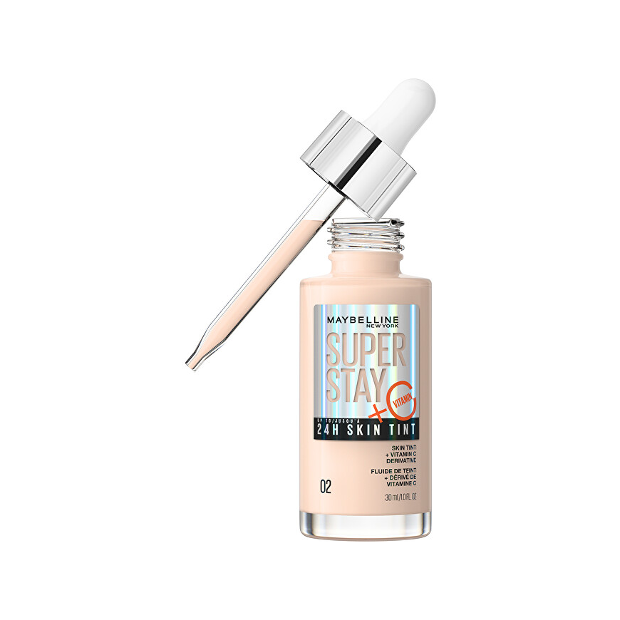 Maybelline Superstay 24H Skin Tint + Vitamin C Makeup for women, 30 ml – 2