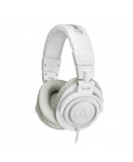 Audio-Technica ATH-M50WH Ausinės be mikrofono ir ausinės su mikrofonu Vielinis Su lankeliu Scena / studija Balta