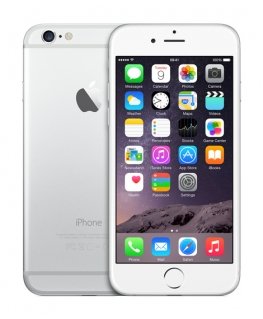 Apple iPhone 6 11,9 cm (4.7") Üksik-SIM iOS 8 4G 1 GB 64 GB Hõbe