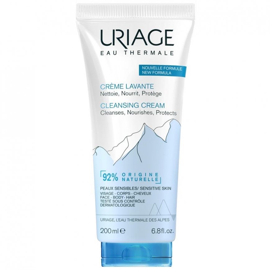 Kreminis prausiklis Uriage Creme Lavante, 200 ml