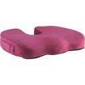 Powerton Ortopedyczna poduszka, plastic tip resistant to pressure, ergonomic, red satin (red wine), memory foam, P
