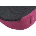 Powerton Ortopedyczna poduszka, plastic tip resistant to pressure, ergonomic, red satin (red wine), memory foam, P