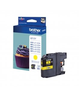 Brother LC-123Y ink cartridge 1 pc(s) Original High (XL) Yield Yellow