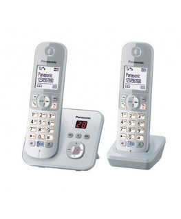 Panasonic KX-TG6822 DECT telefons Zvanītāja ID Sudrabs