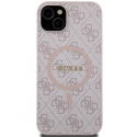 Originalus priekinio skydelio dėklas GUESS GUHMP14SG4GFRP, skirtas iPhone 14 (suderinamas su Magsafe / 4G Ring klasikiniu logoti Originalus priekinio skydelio dėklas GUESS GUHMP14SG4GFRP, skirtas iPhone 14 (suderinamas su Magsafe / 4G Ring klasikiniu logoti
