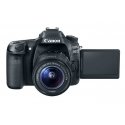 Canon EOS 80D + EF-S 18-55 IS STM SLR Kameras komplekts 24,2 MP CMOS 6000 x 4000 pikseļi Melns Canon EOS 80D + EF-S 18-55 IS STM SLR Kameras komplekts 24,2 MP CMOS 6000 x 4000 pikseļi Melns
