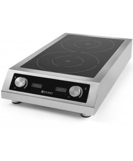 Kaitlentė Dviguba indukcinė viryklė 2x 3500W modelis 7000 Hendi 239346