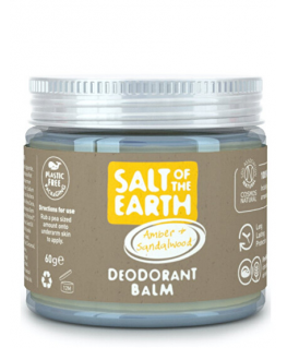 Salt-Of-The-Earth Dezodorantas Balm ( ambra a santal ) - Přírodní minerální deodorant
