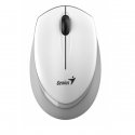 Mouse Genius Mouse NX-7009, 1200DPI, 2.4 [GHz], optical, 3kl., wireless, white and gray, 1 pc AA, Blue-Eye sensor, symetryczna