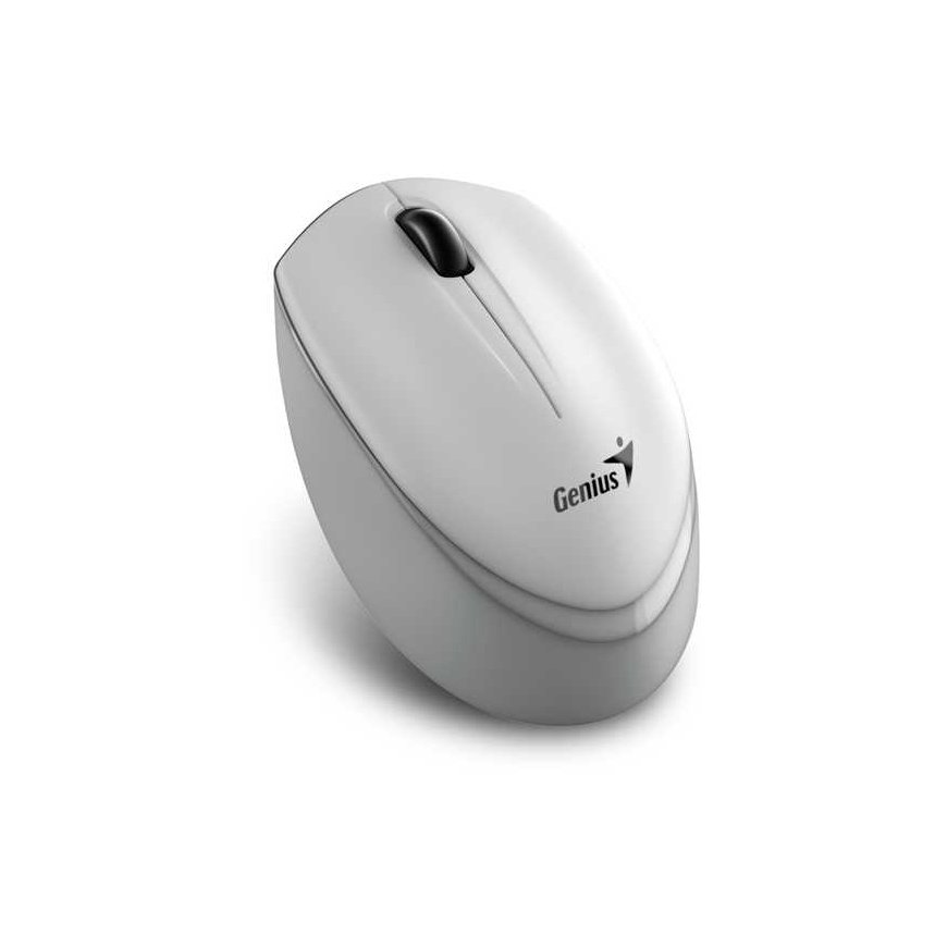 Mouse Genius Mouse NX-7009, 1200DPI, 2.4 [GHz], optical, 3kl., wireless, white and gray, 1 pc AA, Blue-Eye sensor, symetryczna – 2