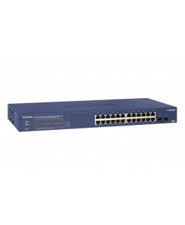 NETGEAR GS724TP Juhitav L2/L3/L4 Gigabit Ethernet (10/100/1000) Power over Ethernet tugi 1U Must, Hall