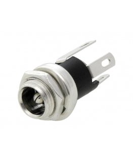 Oem DC lizdas 2.5x5.5 metalinis prisukamas - 20vnt