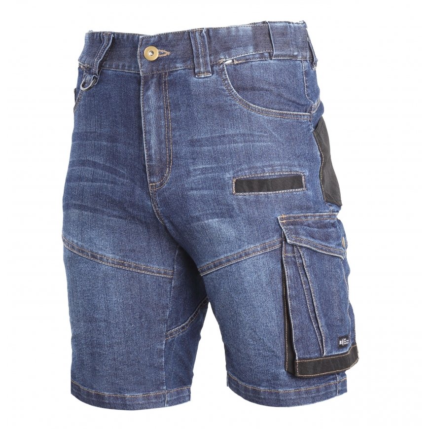 Lahti Pro spodenki krótkie jeansowe mėlyna stretch ze wzmocnieniem "M" (L4070702) – 2