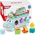WOOPIE BABY Samochodzik Muzyczny Sorter su Cymbałkami Žalias WOOPIE BABY Samochodzik Muzyczny Sorter su Cymbałkami Žalias