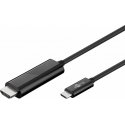 Goobay 77528 video cable adapter 1.8 m USB Type-C HDMI Black Goobay 77528 video cable adapter 1.8 m USB Type-C HDMI Black