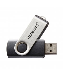 Intenso Basic Line USB-välkmälu 8 GB USB tüüp A 2.0 Must, Hõbe