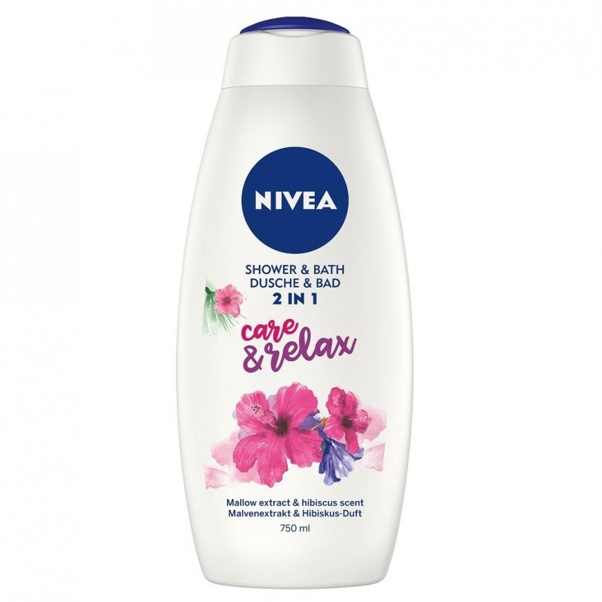 Nivea Care & Relax Shower gel for women, 750 ml