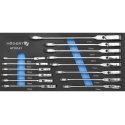 Key set Hogert HT7G147 8-21 mm 14 pcs.