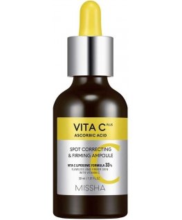 Missha "Vita C Plus Spot Correcting & Firming Ampoule" firming and brightening serum with vitamin C 30 ml