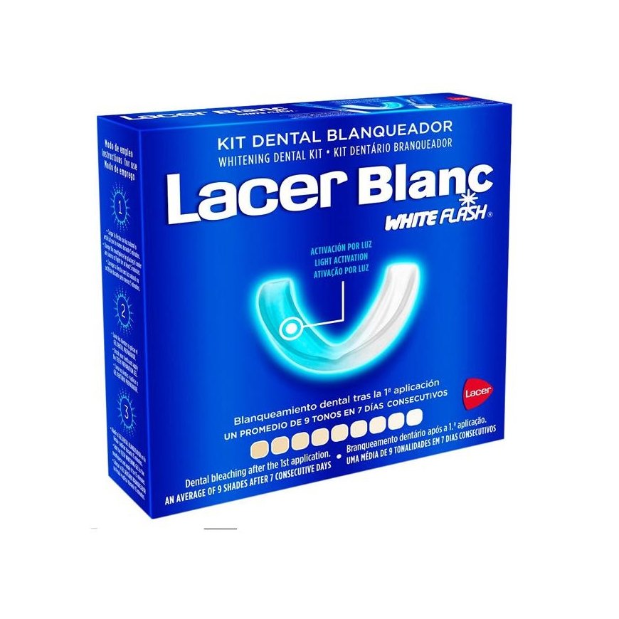 Lacer Blanc White flash set 3 pcs