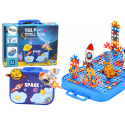Lean Suitcase Set DIY Puzzle Blocks Space Screwdriver 228 pieces. Lean Suitcase Set DIY Puzzle Blocks Space Screwdriver 228 pieces.