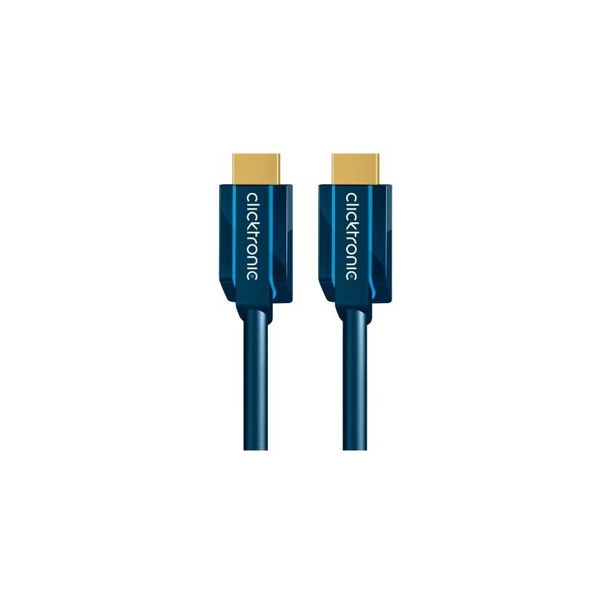 ClickTronic 3m High Speed HDMI HDMI kabelis HDMI A tipo (standartinis) Mėlyna