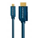 ClickTronic 2m Micro-HDMI Adapter HDMI cable HDMI Type D (Micro) HDMI Type A (Standard) Blue ClickTronic 2m Micro-HDMI Adapter HDMI cable HDMI Type D (Micro) HDMI Type A (Standard) Blue