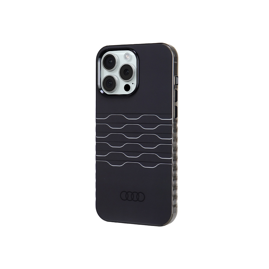 Dėklas Audi IML MagSafe Case iPhone 15 Pro Max 6.7" juoda/juodas hardcase AU-IMLMIP15PM-A6/D3-BK – 2