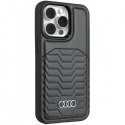 Audi Synthetic Leather MagSafe iPhone 15 Pro 6.1" czarny|black h Audi Synthetic Leather MagSafe iPhone 15 Pro 6.1" czarny|black h
