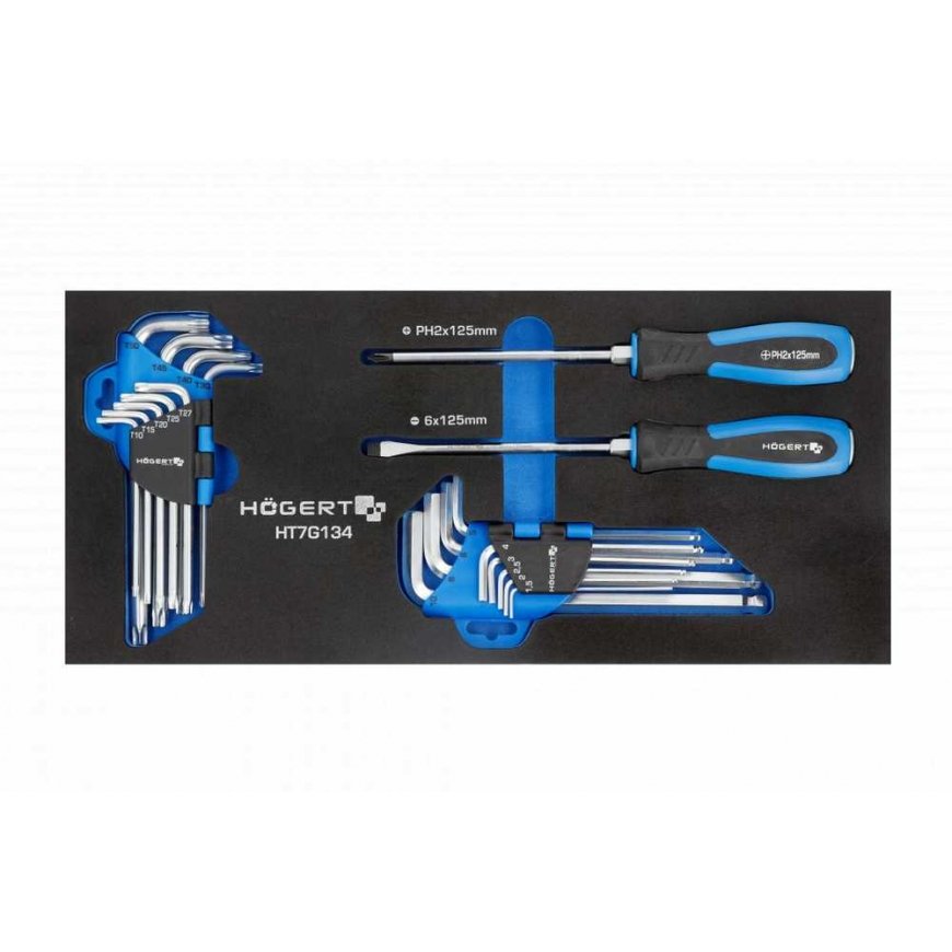 Tool set Hogert HT7G134 20 pcs.