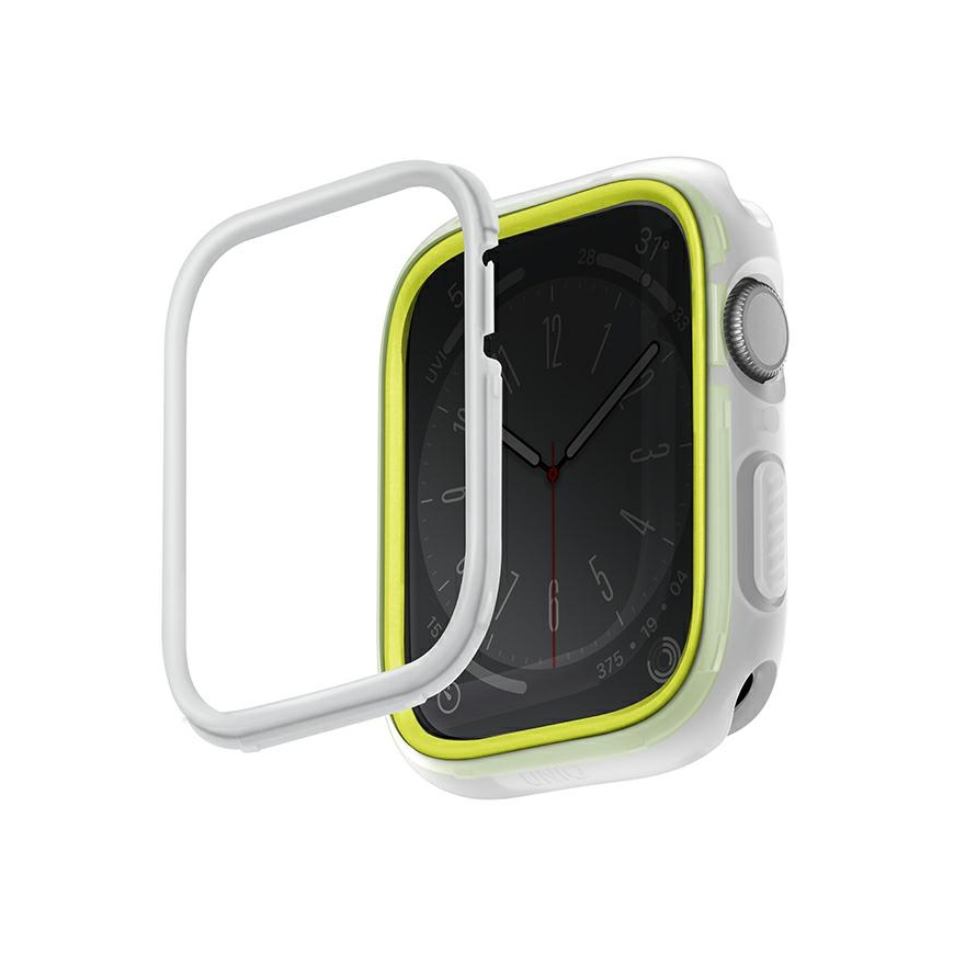 Uniq Case UNIQ Moduo Apple Watch 4/5/6/7/SE/8 40/41mm lemon-white/lime-white