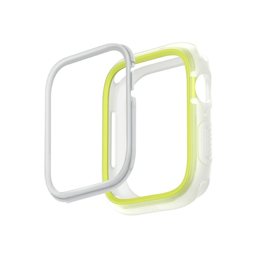 Uniq Case UNIQ Moduo Apple Watch 4/5/6/7/SE/8 40/41mm lemon-white/lime-white – 2