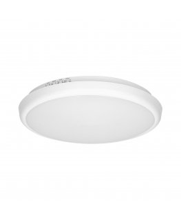 Orno CERS LED 16W, ceiling light with microwave motion sensor, 1300lm, IP65, 4000K, opal polycarbonate, white, adjustable dimmin