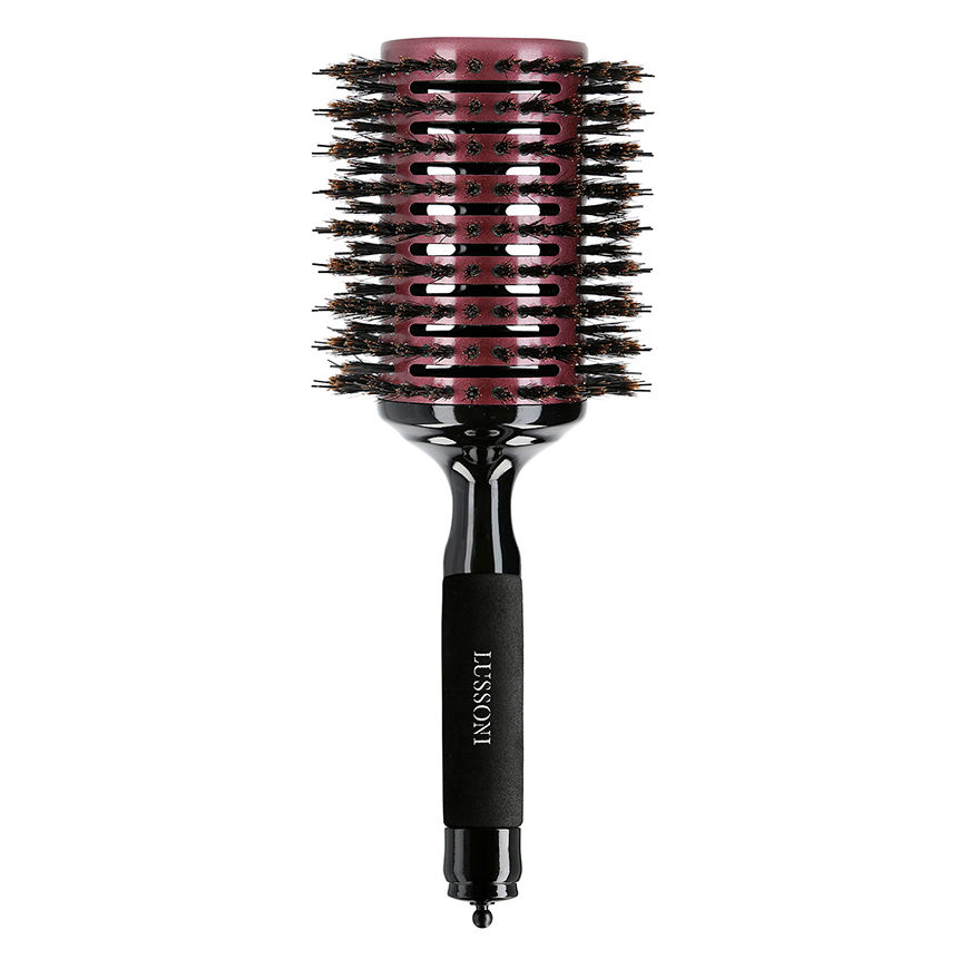 Hair styling brush Lussoni Natural Style Wooden Ø 65 mm – 2