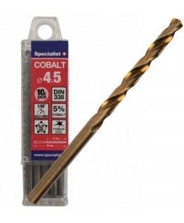 Drilled Specialist+ Cobalt met. Gr. 4.5 mm 10 pcs