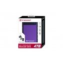 Transcend StoreJet 25H3 išorinis kietasis diskas 4 TB Juoda, Violetinė Transcend StoreJet 25H3 išorinis kietasis diskas 4 TB Juoda, Violetinė