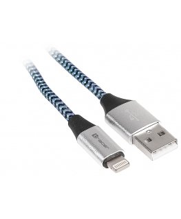 Tracer TRAKBK46269 „Lightning“ kabelis 1 m Juoda, Mėlyna, Sidabras