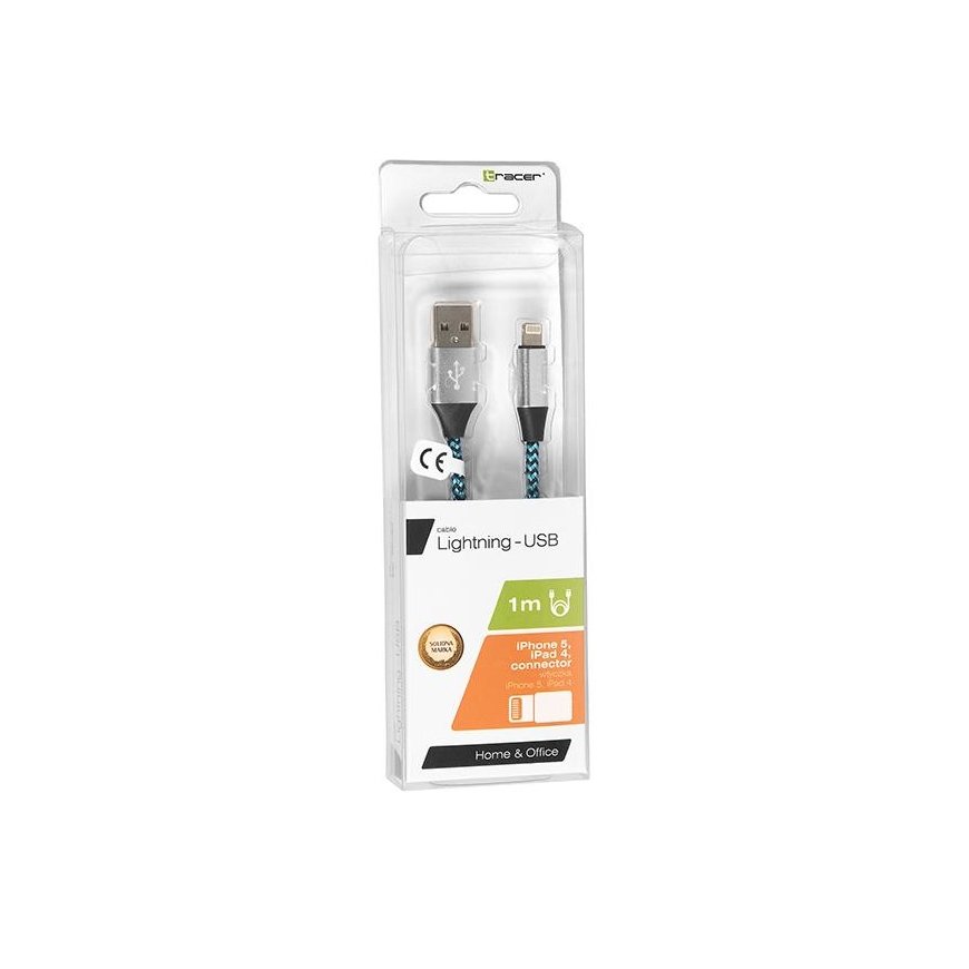 Tracer TRAKBK46269 valguskaabel 1 m Must, Sinine, Hõbe – 3