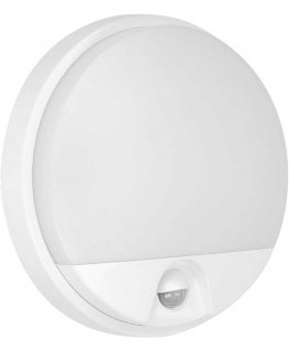 Wall lamp Orno AGAT LED 15W, garden lamp with 140 motion sensor, 1100lm, IP54, 4000K, white